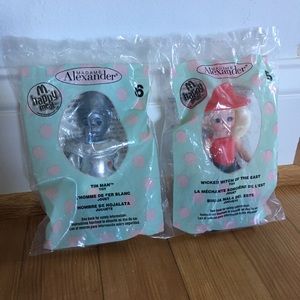 2 Wizard of Oz Madame Alexander Happy Meal Toys